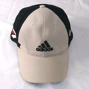 Adidas black and white baseball cap